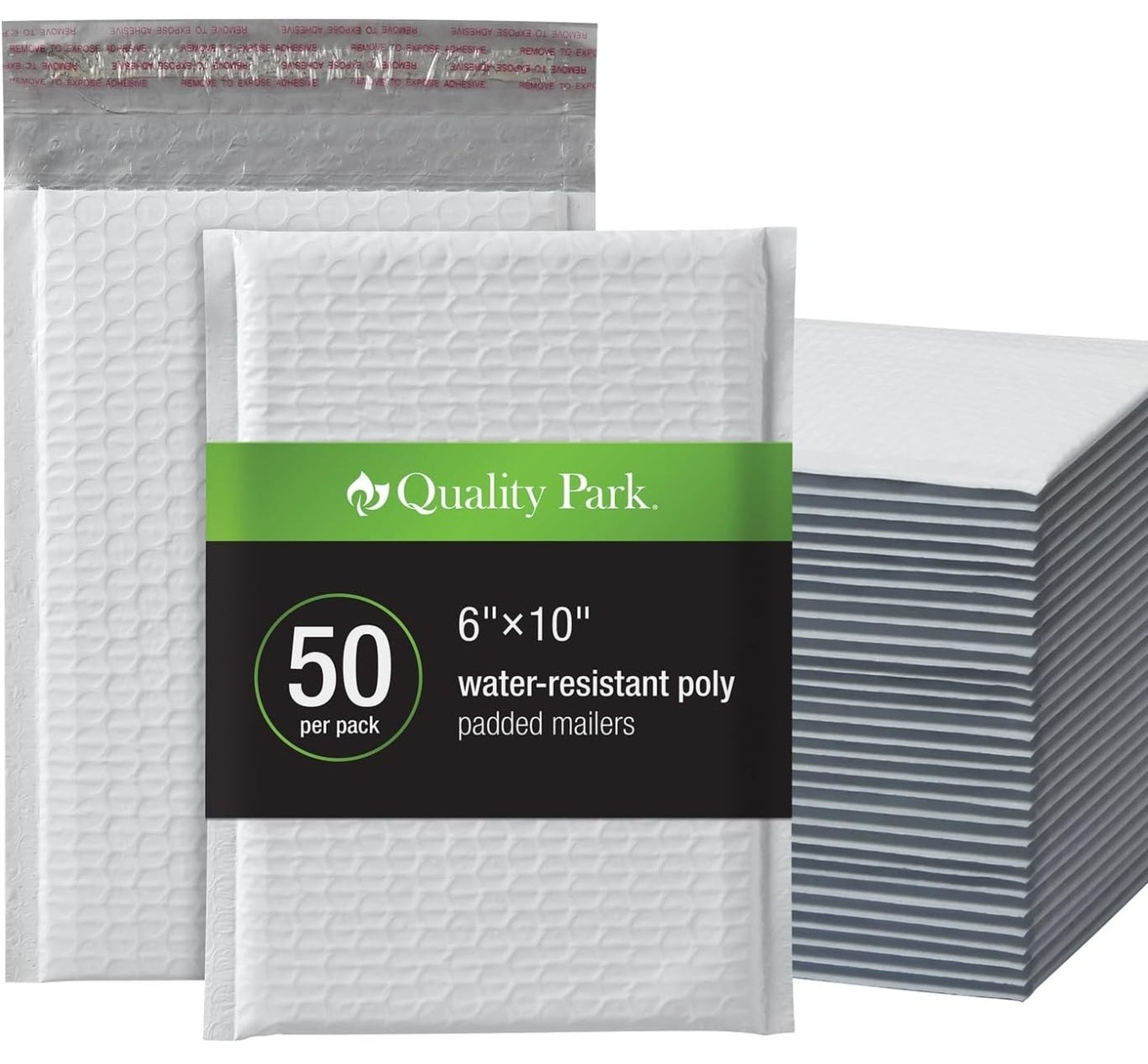 Quality Park Bubble Mailers, 6 x 9 Shipping Envelopes 50 pack