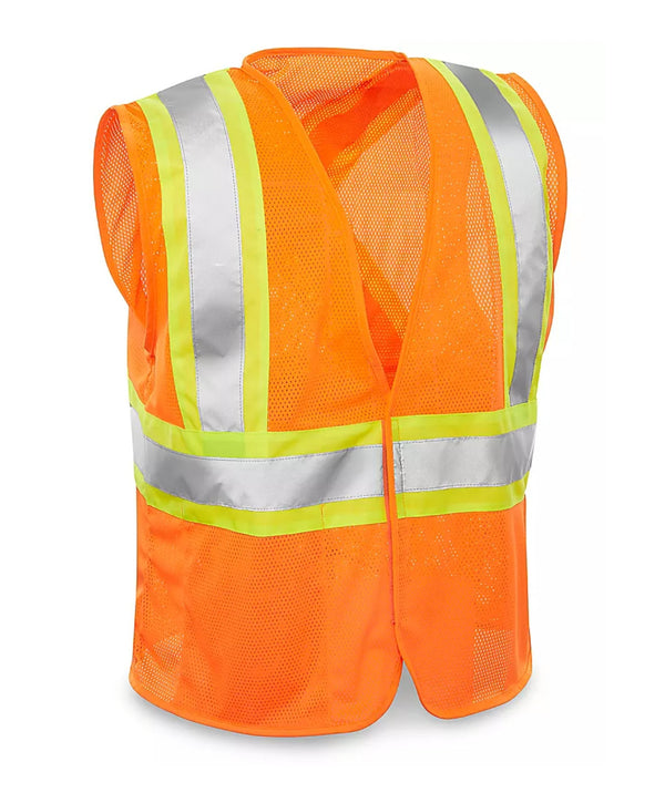 Class 2 Standard Hi-Vis Safety Vest - Orange, L/XL